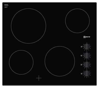 Neff T16FK40X0 Ceramic Hob - Black.